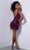 Johnathan Kayne 2800 - Feather Accent Cocktail Dress Cocktail Dresses