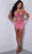 Johnathan Kayne 2801 - Illusion Cut-Out Beaded Dress Cocktail Dresses 00 / Pink