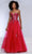 Johnathan Kayne 2809 - Strapless Sequin Evening Dress Prom Dresses 00 / Fuchsia