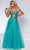 Johnathan Kayne 2809 - Strapless Sequin Evening Dress Prom Dresses 00 / Jade