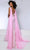 Johnathan Kayne 2826 - Long Cape Embroidered Prom Dress Prom Dresses