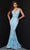Johnathan Kayne 2827 - Sequined Mermaid Evening Dress Evening Dresses 00 / Ice Blue