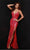 Johnathan Kayne 2837 - Floral Sequin Evening Dress Evening Dresses 00 / Strawberry