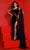 Johnathan Kayne 2861 - Asymmetric Cutout Back Evening Dress Prom Dresses 00 / Black