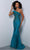 Johnathan Kayne 2872 - One Shoulder Mermaid Evening Dress Prom Dresses 00 / Peacock