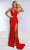 Johnathan Kayne 2889 - Asymmetric Lace-Up Back Prom Dress Prom Dresses 00 / Teal