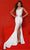 Johnathan Kayne 2896 - Embellished Trim Evening Dress Evening Dresses 00 / White