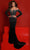 Johnathan Kayne 2910 - Long Sleeve Jeweled Evening Dress Evening Dresses 00 / Black