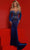 Johnathan Kayne 2910 - Long Sleeve Jeweled Evening Dress Evening Dresses 00 / Royal
