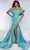 Johnathan Kayne 2913 - Applique Sweetheart Evening Dress Evening Dresses 00 / Sky Blue
