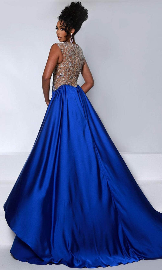Johnathan Kayne 2934 - Beaded Overskirt Evening Gown