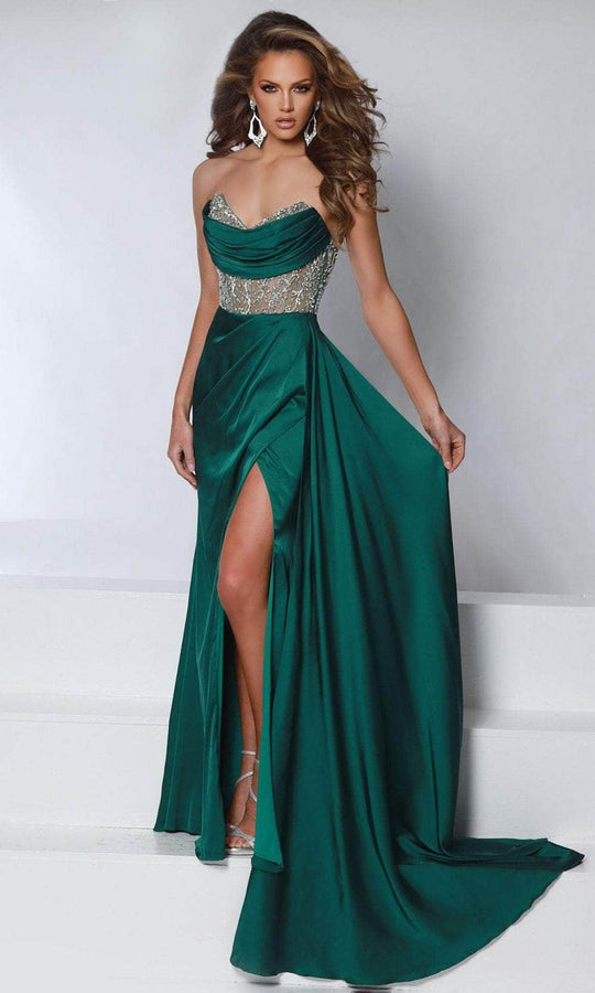 Johnathan Kayne 2952 - Draped Corset Evening Gown