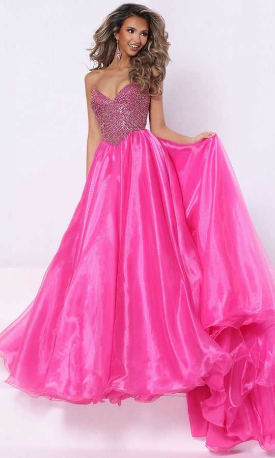 Johnathan Kayne 3325 Strapless Embellished Ball Gown