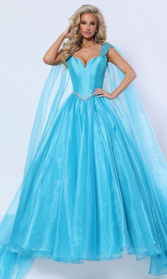Johnathan Kayne 3341 Sweetheart Beaded Waist Ball Gown