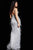 Jovani - 03023 Beaded Adorned Feather Gown Prom Dresses