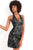 Jovani 04189SC - Sequin Embroidered Cocktail Dress Cocktail Dresses 0 / Tangerine