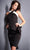 Jovani 04409SC - Fitted Sleeveless Cocktail Dress Cocktail Dresses 4 / Black/White
