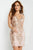 Jovani - 04699 Illusion Embellished Corset Bodice Fitted Short Dress Homecoming Dresses