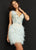 Jovani 04739SC - Deep V-Neck Feathered Cocktail Dress Homecoming Dresses 6 / Hot-Pink