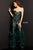 Jovani 05669SC - Feathered Lace Jumpsuit Evening Dresses 00 / Green