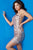 Jovani 06016SC - Sequin Embellished Fitted Cocktail Dress Homecoming Dresses 4 / Black/Nude