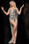 Jovani 07031 - Sleeveless Deep V-neck Evening Gown Prom Dresses 00 / Nude/Black