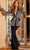 Jovani 07239 - Plunging Neck Long Sleeve Pantsuit Formal Pantsuits