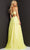 Jovani 07251SC - Asymmetrical Long Dress With Slit Prom Dresses