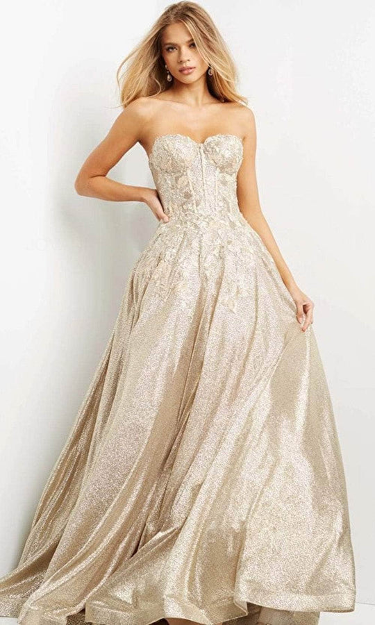 Jovani 07497 - Sweetheart Strapless Gown Clearance Sale