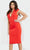 Jovani 09063 - Cap Sleeve Sheath Cocktail Dress Cocktail Dresses