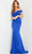 Jovani 09422 - Pleated Off Shoulder Evening Gown Evening Dresses