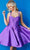 Jovani 09464SC - Sweetheart Corset Cocktail Dress Cocktail Dresses 00 / Purple