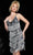 Jovani 09664 - V-Neck Beaded Fringe Cocktail Dress Cocktail Dresses