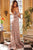 Jovani 09768 - Strapless Rosette Lace Evening Dress Evening Dresses
