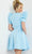 Jovani 09990 - Puff Sleeve A-Line Cocktail Dress Cocktail Dresses