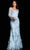 Jovani 220520 - Straight-Across Neck Embroidered Dress Formal Dresses