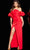 Jovani 220710 - Detachable Sleeve Sheath Evening Gown Evening Dresses