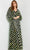 Jovani 220770 - Sheer Beaded Embellished Sheath Dress Winter Formals and Balls