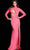 Jovani 22606 - High Neck Prom Dress with Slit Special Occasion Dress