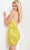 Jovani 22919 - Plunging Beaded Cocktail Dress Cocktail Dresses