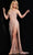 Jovani 22941 - Asymmetric Beaded Sheath Dress Evening Dresses