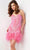 Jovani 23060 - Strapless Patterned Sequin Cocktail Dress Cocktail Dresses