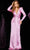 Jovani 23180 - Ruched Square Shoulder Sheath Gown Special Occasion Dress