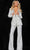 Jovani 23336 - Embellished Long Sleeve Blazer Pantsuit Formal Pantsuits