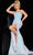 Jovani 23387 - Strapless Allover Sequin Evening Gown Prom Dresses 00 / Iridescent/White