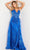 Jovani 23530 - Embellished Overskirt Prom Dress Special Occasion Dress 00 / Royal