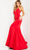 Jovani 23556 - Off Shoulder Knot Gown Prom Dresses