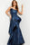 Jovani 23624 - Strapless Mermaid Evening Dress Evening Dresses 00 / Navy