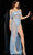 Jovani 23662 - Cascade Sheer Asymmetric Gown Pageant Dresses