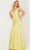 Jovani 23701 - Plunging Jersey Prom Dress Special Occasion Dress